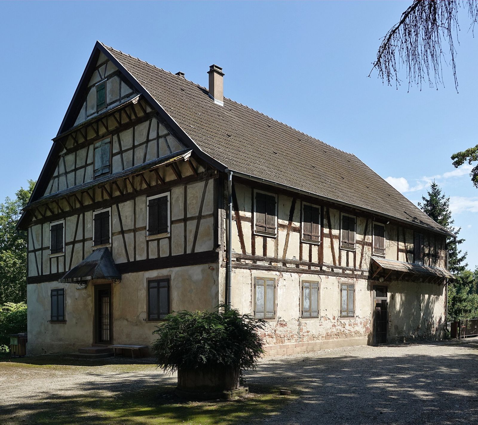Maison forestière à colombages à Mackenheim